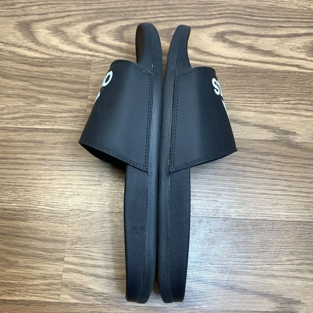 Adidas Adilette Comfort Slides Mens Size 11 Sandal Slippers GY1945 Black White